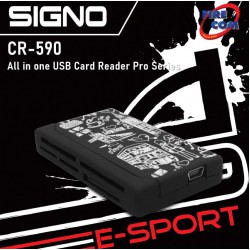 (CARD READER) Signo CR-590 All in one USB Card Reader Pro Series