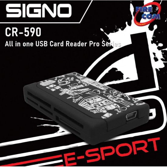 (CARD READER) Signo CR-590 All in one USB Card Reader Pro Series
