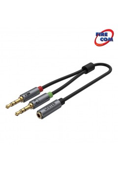 (Unitek) Y-C957ABK Premium AUX Audio Cable 2Male to Female 0.2m