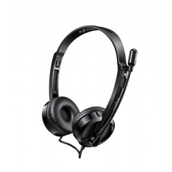 หูฟัง Head Phone Rapoo H100 Black Wired Stereo Headset (18007) สามารถออกใบกำกับภาษีได้
