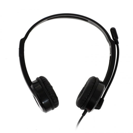 หูฟัง Head Phone Rapoo H100 Black Wired Stereo Headset (18007) สามารถออกใบกำกับภาษีได้