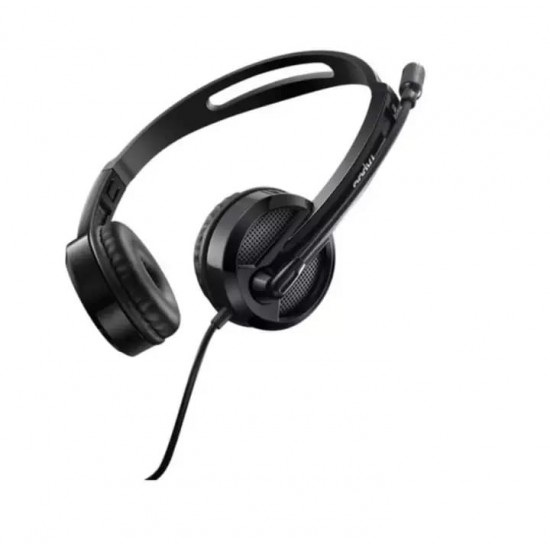 หูฟัง Head Phone Rapoo H100 Black Wired Stereo Headset (18007) สามารถออกใบกำกับภาษีได้