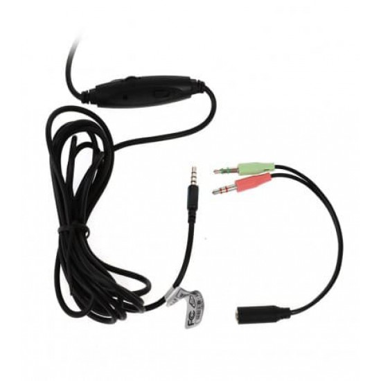 หูฟัง Head Phone Rapoo H100 Black Wired Stereo Headset (18007) สามารถออกใบกำกับภาษีได้