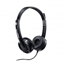 หูฟัง Head Phone Rapoo H120 Black USB Stereo Headset (18008) สามารถออกใบกำกับภาษีได้