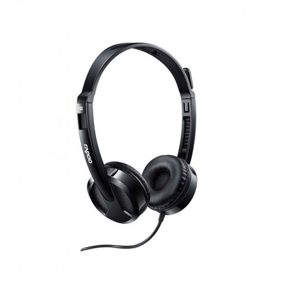 หูฟัง Head Phone Rapoo H120 Black USB Stereo Headset (18008) สามารถออกใบกำกับภาษีได้