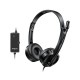 หูฟัง Head Phone Rapoo H120 Black USB Stereo Headset (18008) สามารถออกใบกำกับภาษีได้