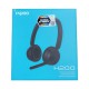 หูฟัง Head Phone Rapoo H200 Wireless Stereo Headset Black Bluetooth 5.3 and 2.4GHz Wireless (13047) สามารถออกใบกำกับภาษีได้
