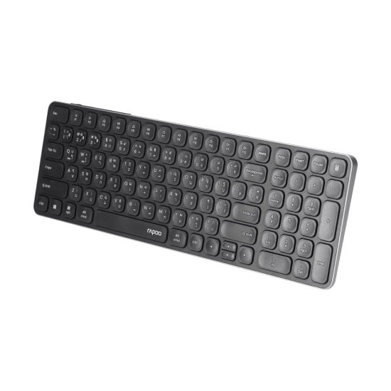 คีย์บอร์ด KEYBOARD Rapoo KB-E9350L-GY Multi-modeWireless Keyboard EN/TH (12962) สามารถออกใบกำกับภาษีได้