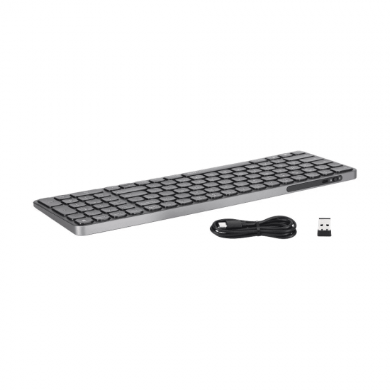คีย์บอร์ด KEYBOARD Rapoo KB-E9350L-GY Multi-modeWireless Keyboard EN/TH (12962) สามารถออกใบกำกับภาษีได้