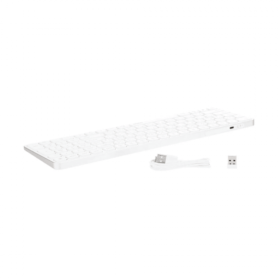 คีย์บอร์ด KEYBOARD Rapoo KB-E9350L-WH Multi-modeWireless Keyboard EN/TH (12963) สามารถออกใบกำกับภาษีได้