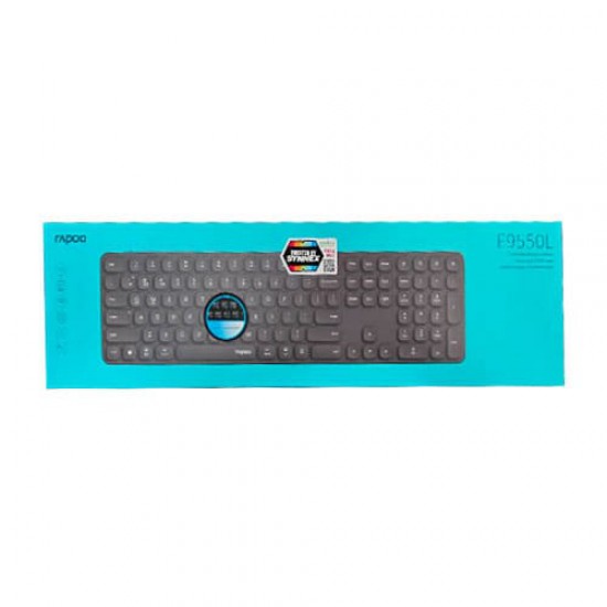 คีย์บอร์ด KEYBOARD Rapoo KB-E9550L-GY Multi-modeWireless Keyboard EN/TH (13172) สามารถออกใบกำกับภาษีได้