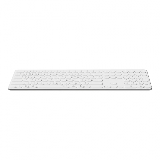 คีย์บอร์ด KEYBOARD Rapoo KB-E9550L-WH Multi-modeWireless Keyboard EN/TH (13173) สามารถออกใบกำกับภาษีได้