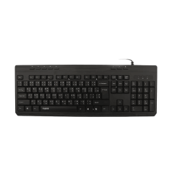 คีย์บอร์ด KEYBOARD Rapoo NK2400 Wired USB Black EN/TH (13029) สามารถออกใบกำกับภาษีได้