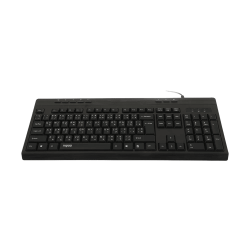 คีย์บอร์ด KEYBOARD Rapoo NK2400 Wired USB Black EN/TH (13029) สามารถออกใบกำกับภาษีได้