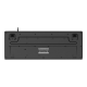 คีย์บอร์ด KEYBOARD Rapoo NK2400 Wired USB Black EN/TH (13029) สามารถออกใบกำกับภาษีได้