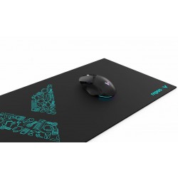 แผ่นรองเมาส์ Mouse Pad Rapoo V1L Black Anti-skid bottom design (800x300mm) สามารถออกใบกำกับภาษีได้