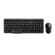 คีย์บอร์ด+เมาส์ KEYBOARD+Mouse Rapoo KB-X1800S-BK Wireless Optical (12381) สามารถออกใบกำกับภาษีได้