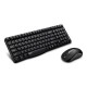 คีย์บอร์ด+เมาส์ KEYBOARD+Mouse Rapoo KB-X1800S-BK Wireless Optical (12381) สามารถออกใบกำกับภาษีได้