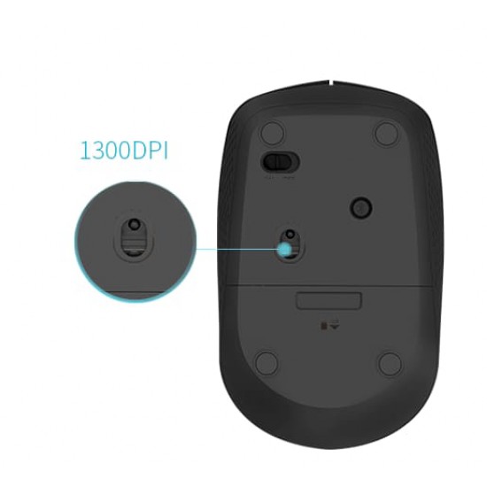 คีย์บอร์ด+เมาส์ KEYBOARD+Mouse Rapoo KB-9000M-BK Multi-mode Wireless Mouse & Ultra Slim Keyboard(18698) สามารถออกใบกำกับภาษีได้