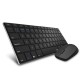 คีย์บอร์ด+เมาส์ KEYBOARD+Mouse Rapoo KB-9000M-BK Multi-mode Wireless Mouse & Ultra Slim Keyboard(18698) สามารถออกใบกำกับภาษีได้