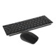 คีย์บอร์ด+เมาส์ KEYBOARD+Mouse Rapoo KB-9000M-BK Multi-mode Wireless Mouse & Ultra Slim Keyboard(18698) สามารถออกใบกำกับภาษีได้
