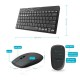 คีย์บอร์ด+เมาส์ KEYBOARD+Mouse Rapoo 8000M White Multi-mode Wireless Bluetooth(18871) สามารถออกใบกำกับภาษีได้