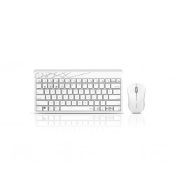คีย์บอร์ด+เมาส์ KEYBOARD+Mouse Rapoo 8000M White Multi-mode Wireless Bluetooth(18871) สามารถออกใบกำกับภาษีได้