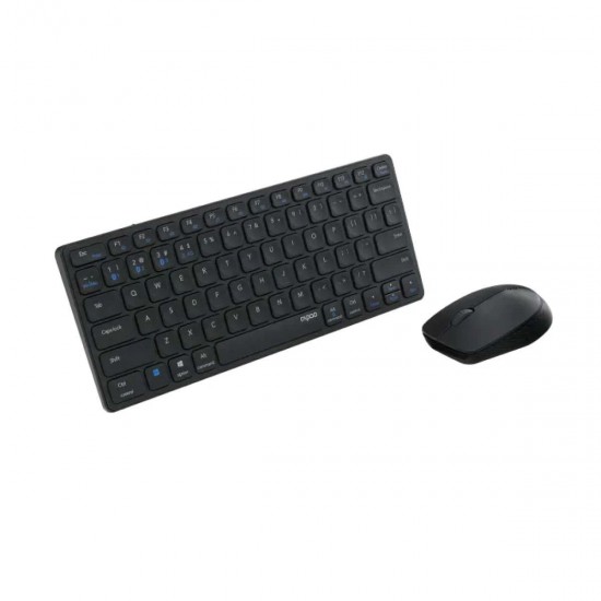 คีย์บอร์ด+เมาส์ KEYBOARD+Mouse Rapoo 9050M (Dark Grey) Multi Mode Wireless Bluetooth(12052) สามารถออกใบกำกับภาษีได้