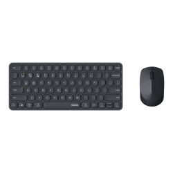 คีย์บอร์ด+เมาส์ KEYBOARD&Mouse Rapoo 9010M Multi-Mode Wireless Dark Grey สามารถออกใบกำกับภาษีได้