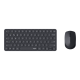 คีย์บอร์ด+เมาส์ KEYBOARD&Mouse Rapoo 9010M Multi-Mode Wireless Dark Grey สามารถออกใบกำกับภาษีได้