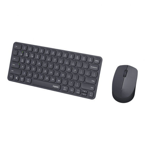 คีย์บอร์ด+เมาส์ KEYBOARD&Mouse Rapoo 9010M Multi-Mode Wireless Dark Grey สามารถออกใบกำกับภาษีได้