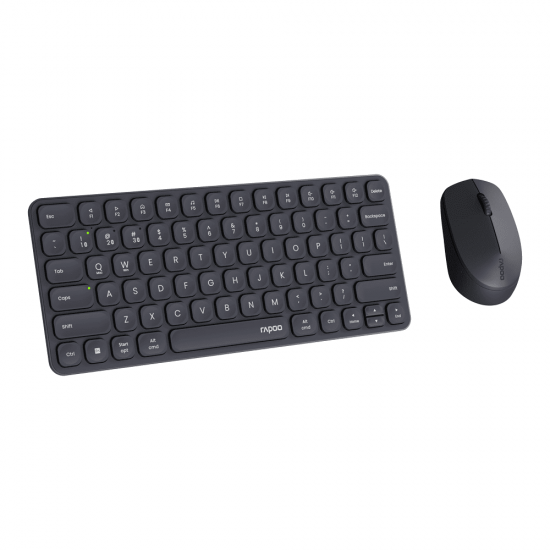 คีย์บอร์ด+เมาส์ KEYBOARD&Mouse Rapoo 9010M Multi-Mode Wireless Dark Grey สามารถออกใบกำกับภาษีได้