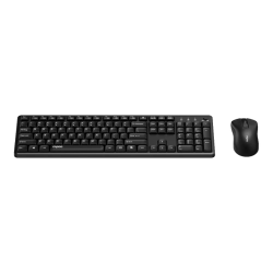 คีย์บอร์ด+เมาส์ KEYBOARD+Mouse Rapoo KB-X2100-BK Wireless Keyboard EN/TH (13028) สามารถออกใบกำกับภาษีได้