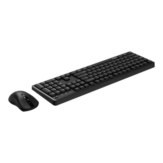คีย์บอร์ด+เมาส์ KEYBOARD+Mouse Rapoo KB-X2100-BK Wireless Keyboard EN/TH (13028) สามารถออกใบกำกับภาษีได้