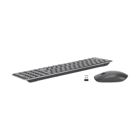 คีย์บอร์ด+เมาส์ KEYBOARD+Mouse Rapoo KB-9320M-GY Multi-modeWireless Keyboard,Mouse EN/TH (12839) สามารถออกใบกำกับภาษีได้