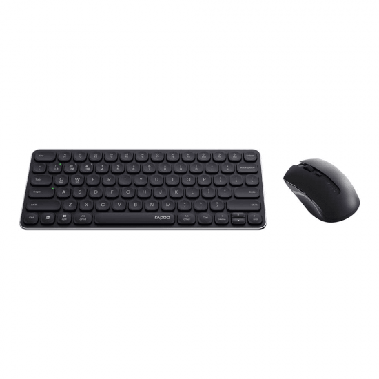 คีย์บอร์ด+เมาส์ KEYBOARD+Mouse Rapoo KB-9050S-GY Multi-modeWireless Keyboard,Mouse EN/TH (12933) สามารถออกใบกำกับภาษีได้