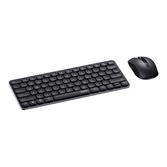 คีย์บอร์ด+เมาส์ KEYBOARD+Mouse Rapoo KB-9050S-GY Multi-modeWireless Keyboard,Mouse EN/TH (12933) สามารถออกใบกำกับภาษีได้