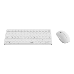 คีย์บอร์ด+เมาส์ KEYBOARD+Mouse Rapoo KB-9050S-WH Multi-modeWireless Keyboard,Mouse EN/TH (12934) สามารถออกใบกำกับภาษีได้