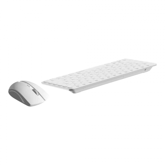 คีย์บอร์ด+เมาส์ KEYBOARD+Mouse Rapoo KB-9050S-WH Multi-modeWireless Keyboard,Mouse EN/TH (12934) สามารถออกใบกำกับภาษีได้