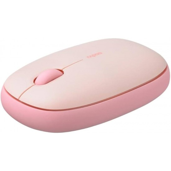 เมาส์ MOUSE Rapoo M650 Silent Pink Multi-mode Wireless (M650-PK)(13525) สามารถออกใบกำกับภาษีได้