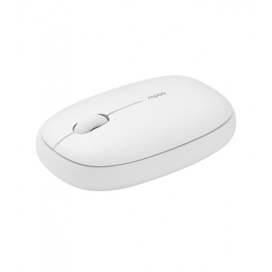 เมาส์ MOUSE Rapoo M650 Silent Creamy White Multi-mode Wireless (M650S-CREAMWHITE)(12165) สามารถออกใบกำกับภาษีได้