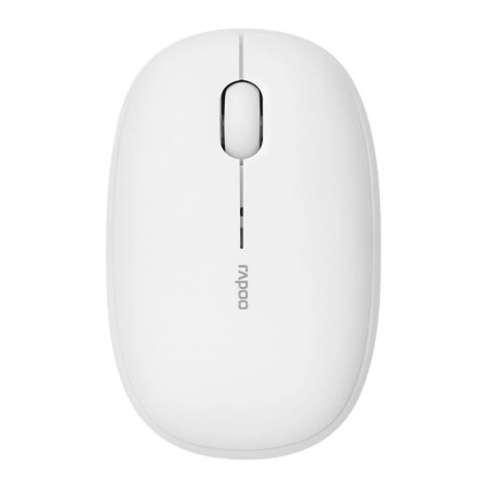 เมาส์ MOUSE Rapoo M650 Silent Creamy White Multi-mode Wireless (M650S-CREAMWHITE)(12165) สามารถออกใบกำกับภาษีได้