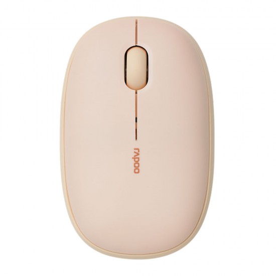 เมาส์ MOUSE Rapoo M650 Silent Milktea Brown (Beige) Multi-mode Wireless (M650S-Milktea-Brown)(12169) สามารถออกใบกำกับภาษีได้