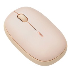 เมาส์ MOUSE Rapoo M650 Silent Milktea Brown (Beige) Multi-mode Wireless (M650S-Milktea-Brown)(12169) สามารถออกใบกำกับภาษีได้
