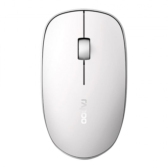เมาส์คละสี MOUSE Rapoo M200 Silent Multi-mode Wireless Mouse BK,WH (18104/18105) สามารถออกใบกำกับภาษีได้