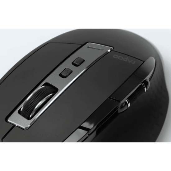 เมาส์ MOUSE Rapoo MT750S Multi-mode Wireless Mouse Black Bluetooth 3.0/4.0 2.4GHz (MT750s-BK)(18670) สามารถออกใบกำกับภาษีได้