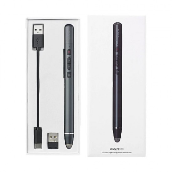 เมาส์ MOUSE Rapoo XR200 Laser Pointer Black Touchable page-turning pen for demonstrator (19918) สามารถออกใบกำกับภาษีได้