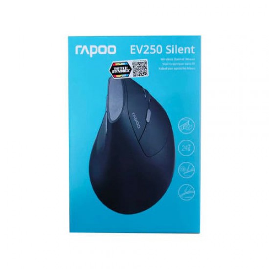 เมาส์ MOUSE Rapoo EV250 Silent Black Wireless Optical (13531) สามารถออกใบกำกับภาษีได้