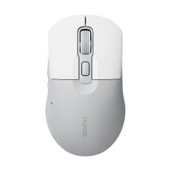 เมาส์ MOUSE Rapoo M308 Silent Multi-mode Grey White Wireless Mouse (13180) สามารถออกใบกำกับภาษีได้