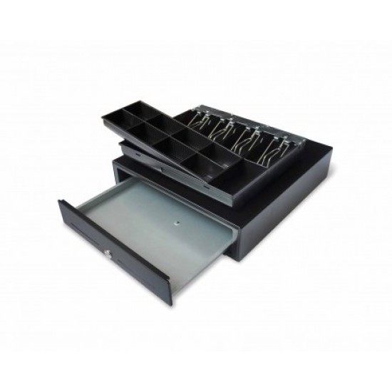 CASH DRAWER Maken MK-420B Noblock-USB ลิ้นชักเก็บเงิน (4Bills / 8Coins / ตัวหนีบธนบัตรเหล็ก)